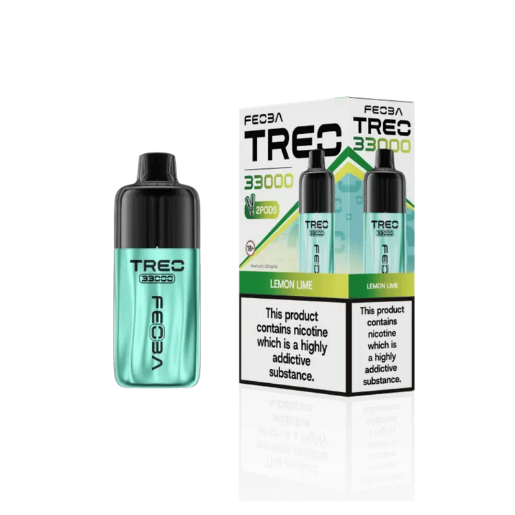 204 Feoba Treo 33000 Prefilled Pod Kit Lemon Lime - Image 1