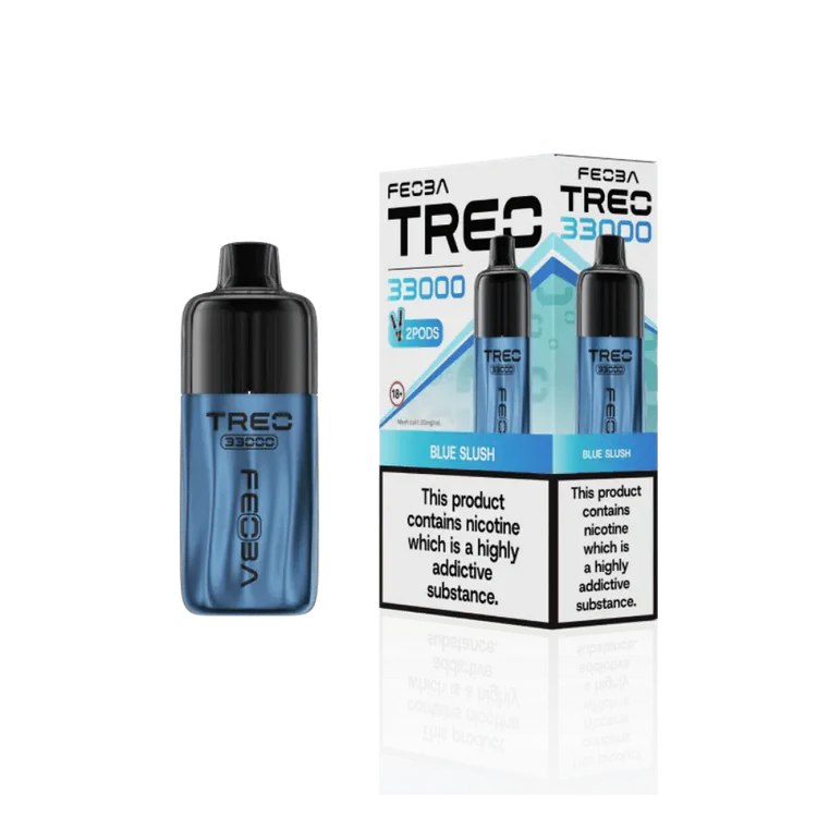 206 Feoba Treo 33000 Prefilled Pod Kit Blue Slush - Image 1