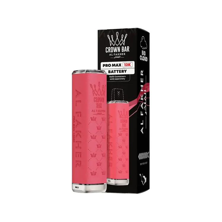 209 Al Fakher Crown Bar Pro Max 12K Prefilled Pod Kit Pink - Image 1