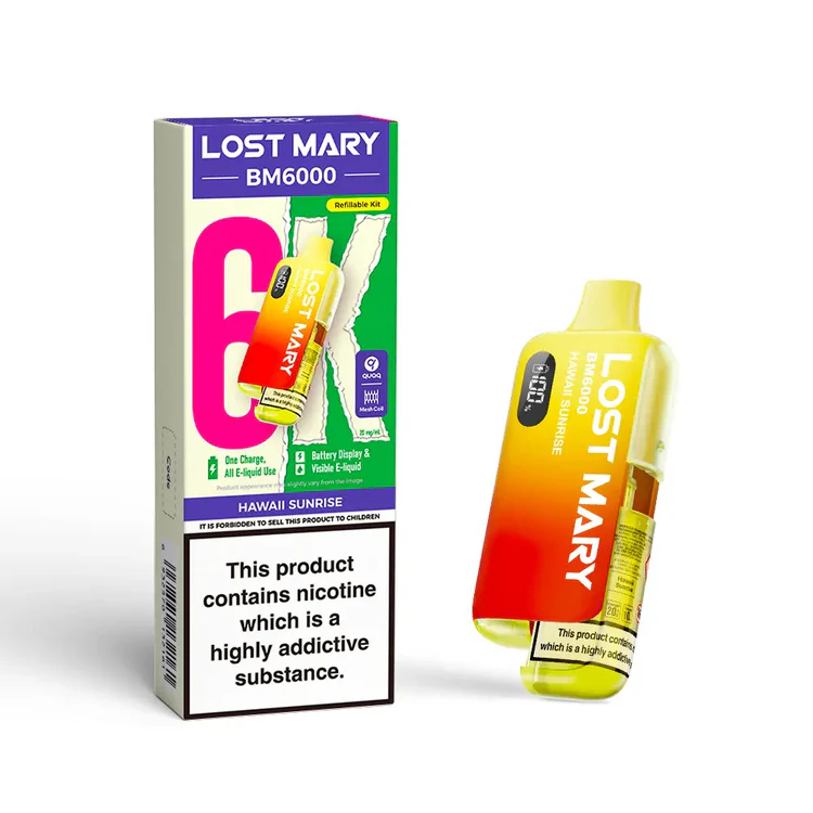 215 Lost Mary BM6000 Prefilled Pod Kit Hawaii Sunrise - Image 1