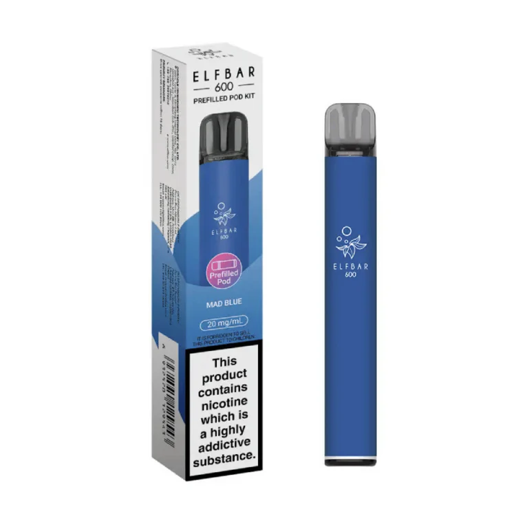 237 ELFBAR 600 Prefilled Pod Kit Mad Blue - Image 1