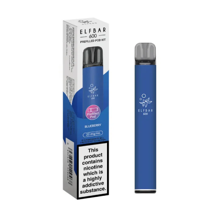 238 ELFBAR 600 Prefilled Pod Kit Blueberry - Image 1