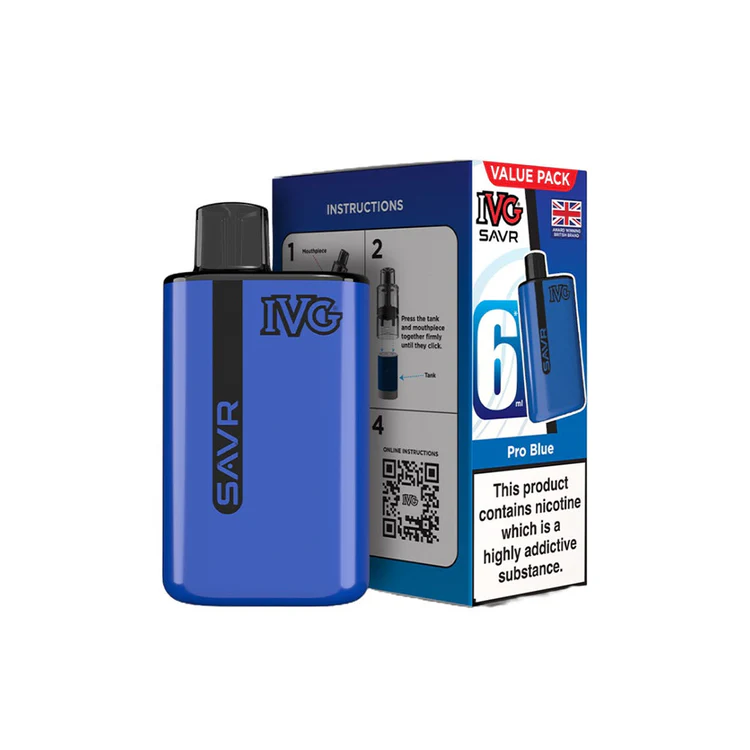 261 IVG SAVR Pro Blue Vape Kit - Image 1