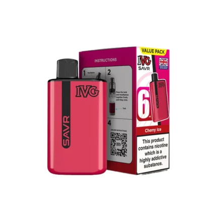 IVG SAVR Cherry Ice Vape Kit