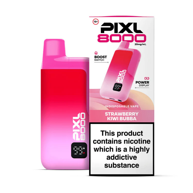 267 Pixl 8000 Prefilled Pod Kit Strawberry Kiwi Bubba - Image 1