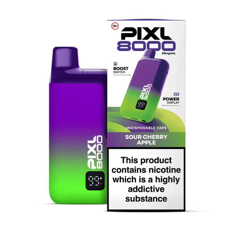 269 Pixl 8000 Prefilled Pod Kit Sour Cherry Apple - Image 1