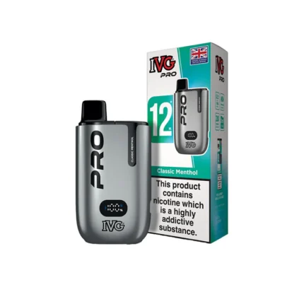 IVG Pro 12 Vape Kit 10mg Classic Menthol