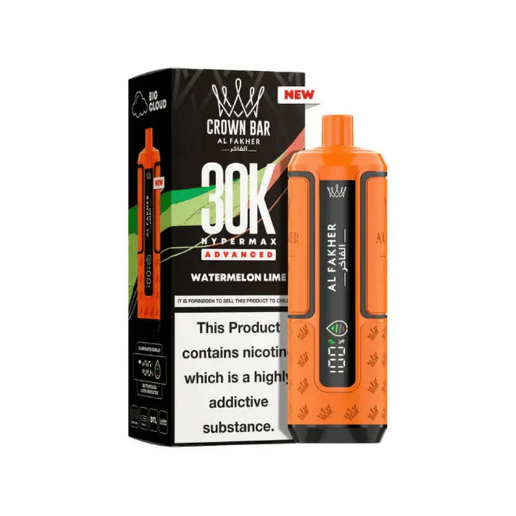 345 Al Fakher 30K Hypermax Prefilled Pod Kit Watermelon Lime - Image 1