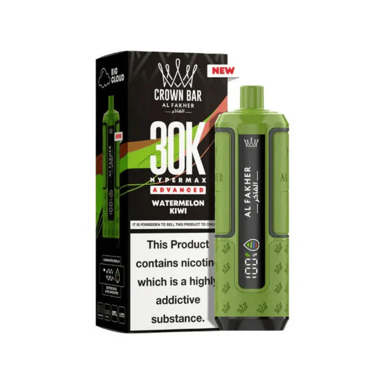 346 Al Fakher 30K Hypermax Prefilled Pod Kit Watermelon Kiwi - Image 1