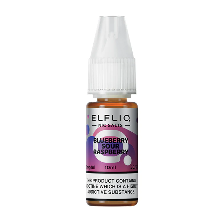 379 Elf Bar ElfLiq Blueberry Sour Raspberry E Liquid 10ml - Image 1