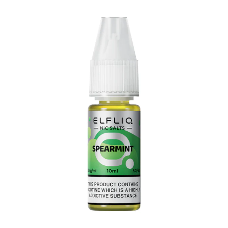 386 Elf Bar ElfLiq Spearmint E Liquid 10ml - Image 1
