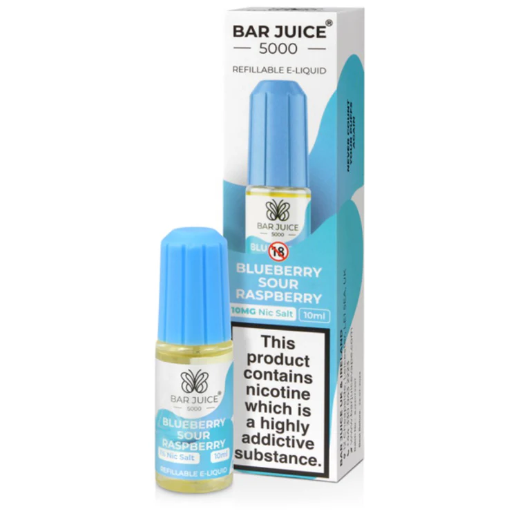 389 Bar Juice 5000 Blueberry Sour Raspberry E Liquid 10ml - Image 1