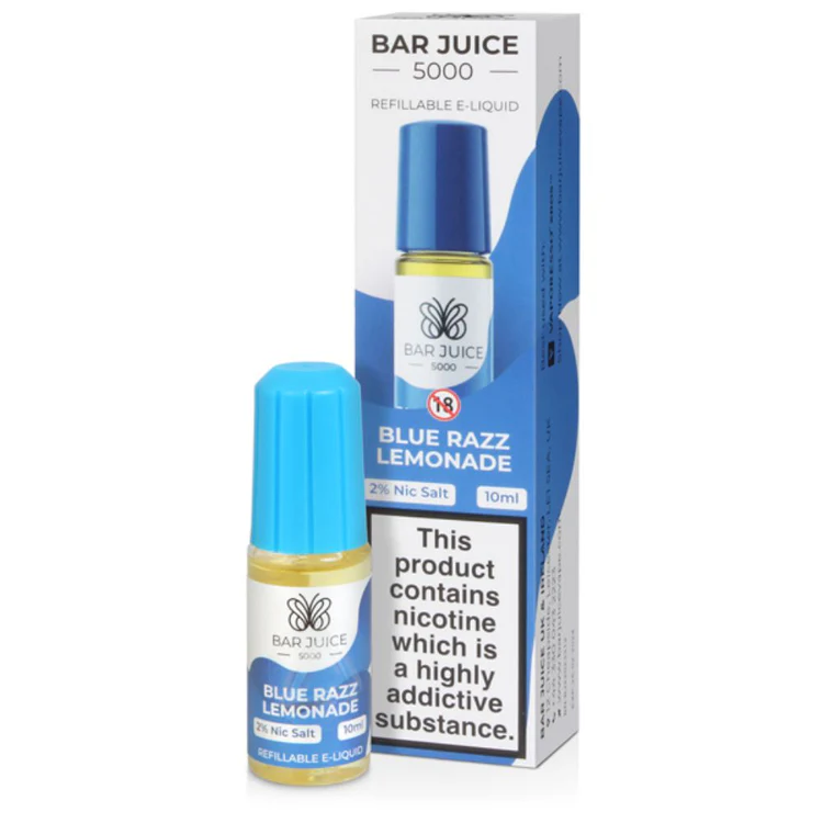 395 Bar Juice 5000 Blue Razz Lemonade E Liquid 10ml - Image 1