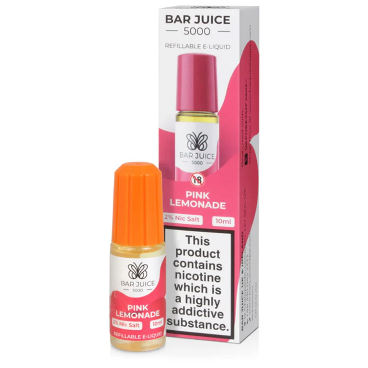399 Bar Juice 5000 Pink Lemonade E Liquid 10ml - Image 1