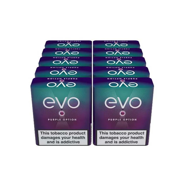 441 Ploom Evo Purple Option Crushball Tobacco Sticks - 10 Packs (200 sticks) - Image 1