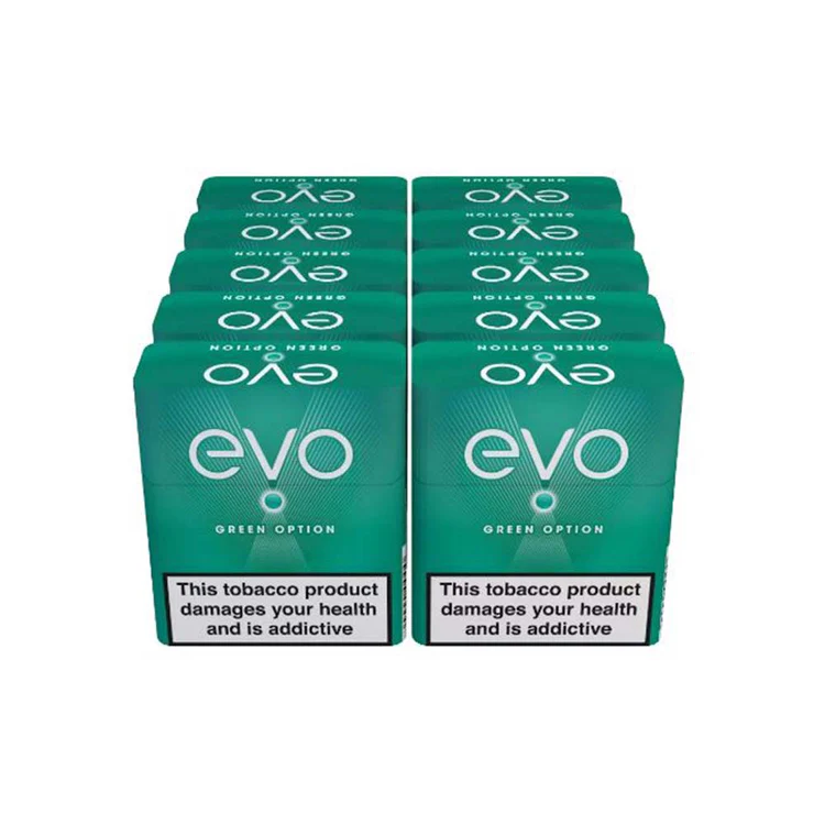 455 Ploom Evo Green Option Crushball Tobacco Sticks - 10 Packs (200 sticks) - Image 1
