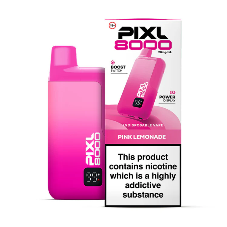84 Pixl 8000 Prefilled Pod Kit Pink Lemonade - Image 1